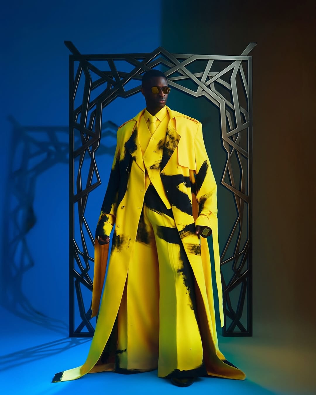 The Yellow painted Suit