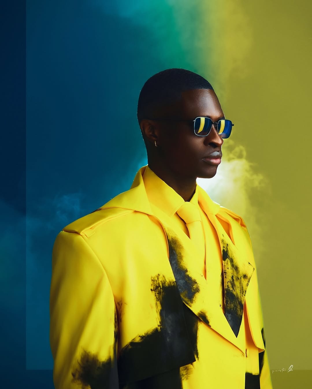 The Yellow painted Suit