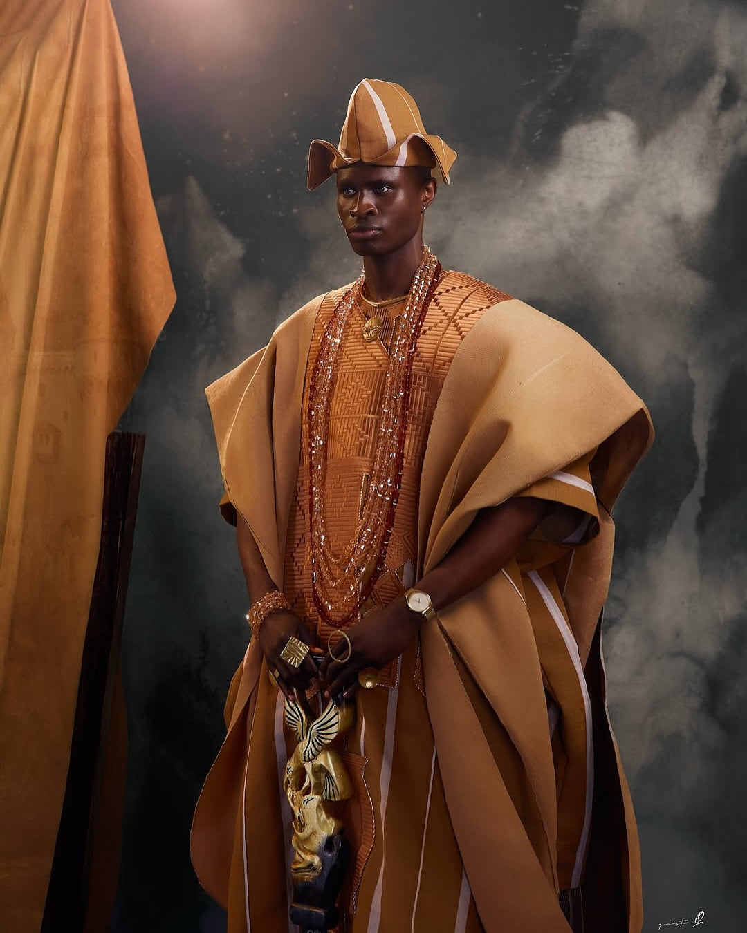 Caramel Gold Agbada