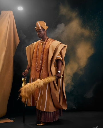 Caramel Gold Agbada