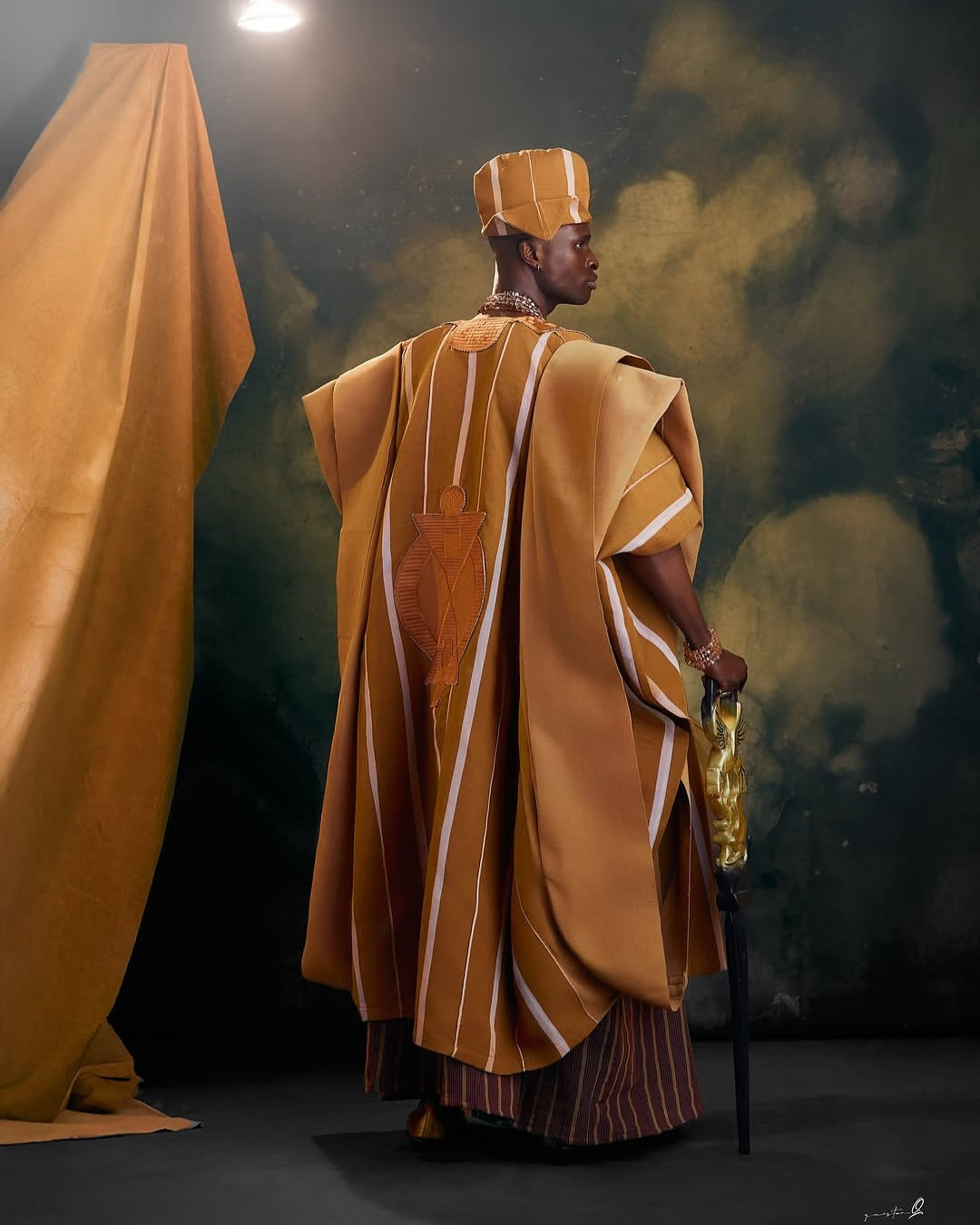 Caramel Gold Agbada