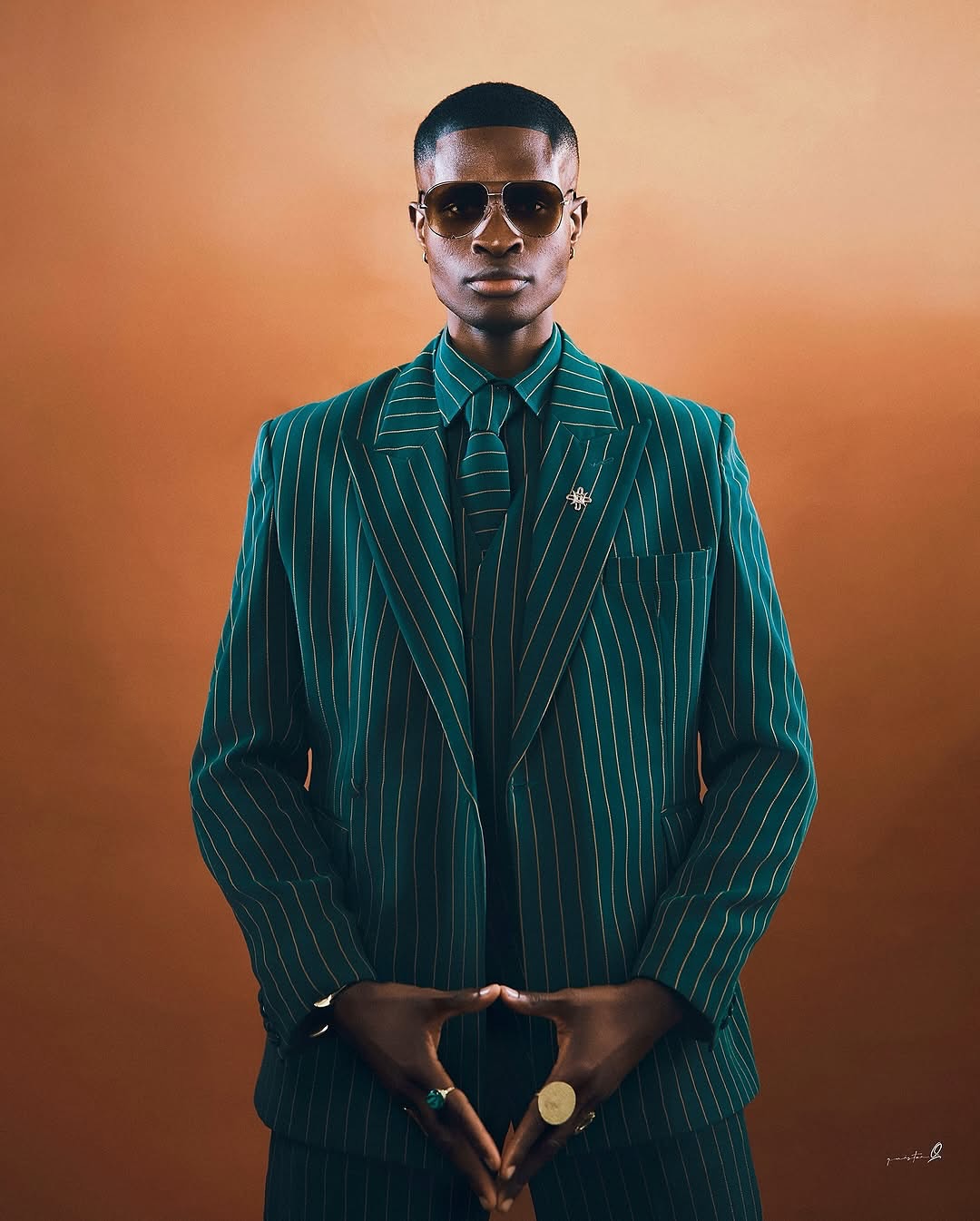 Deep Teal Double Breasted Suit
