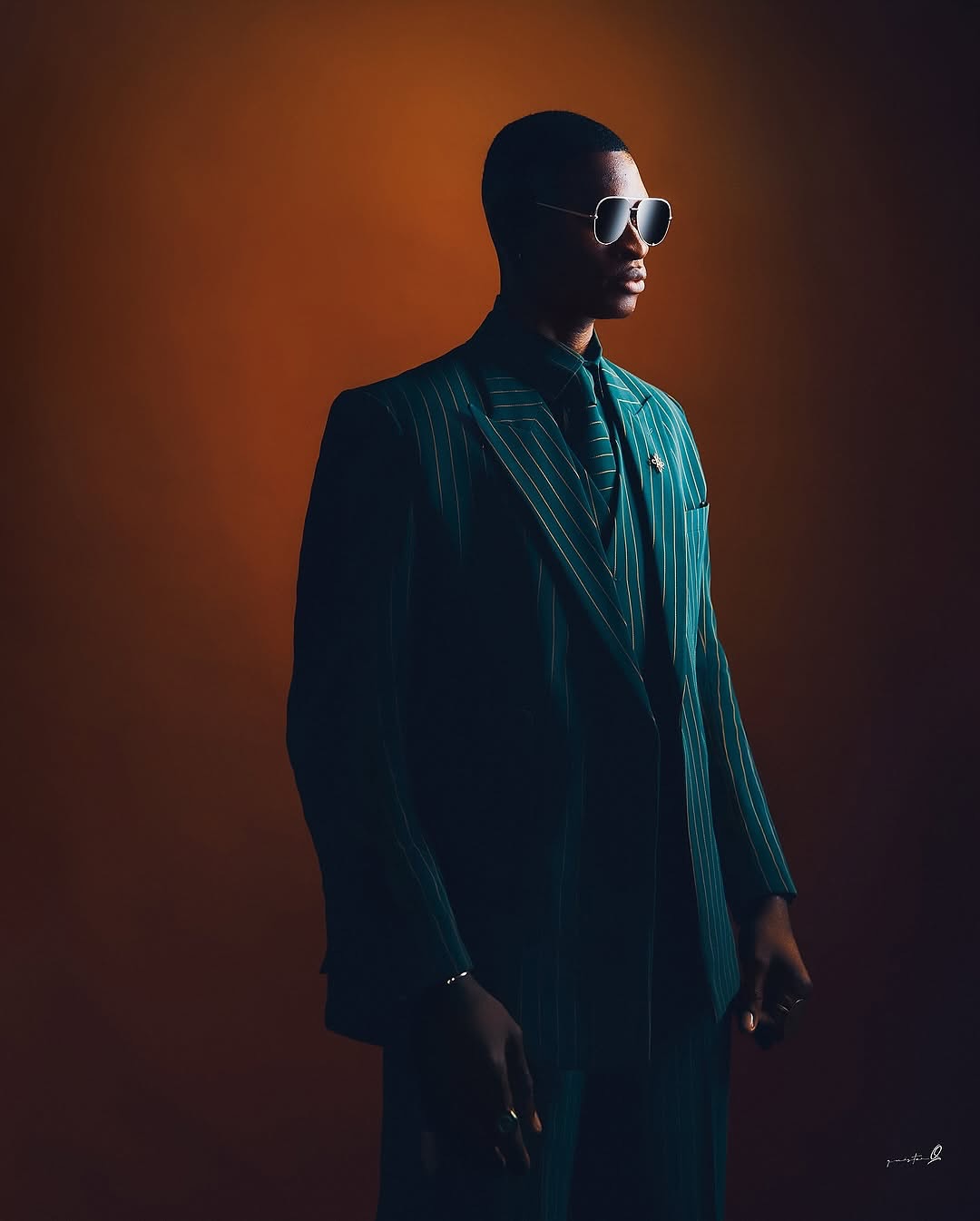 Deep Teal Double Breasted Suit