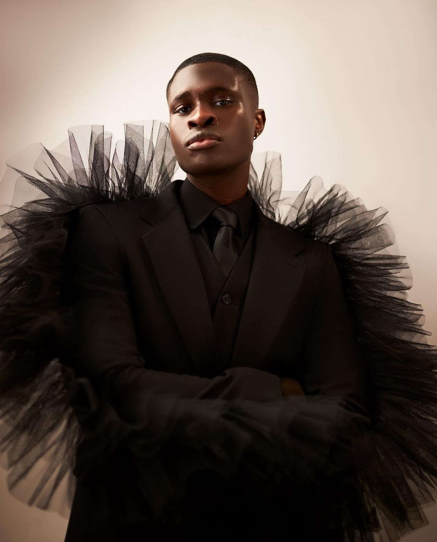 Black Single-Breasted Suit