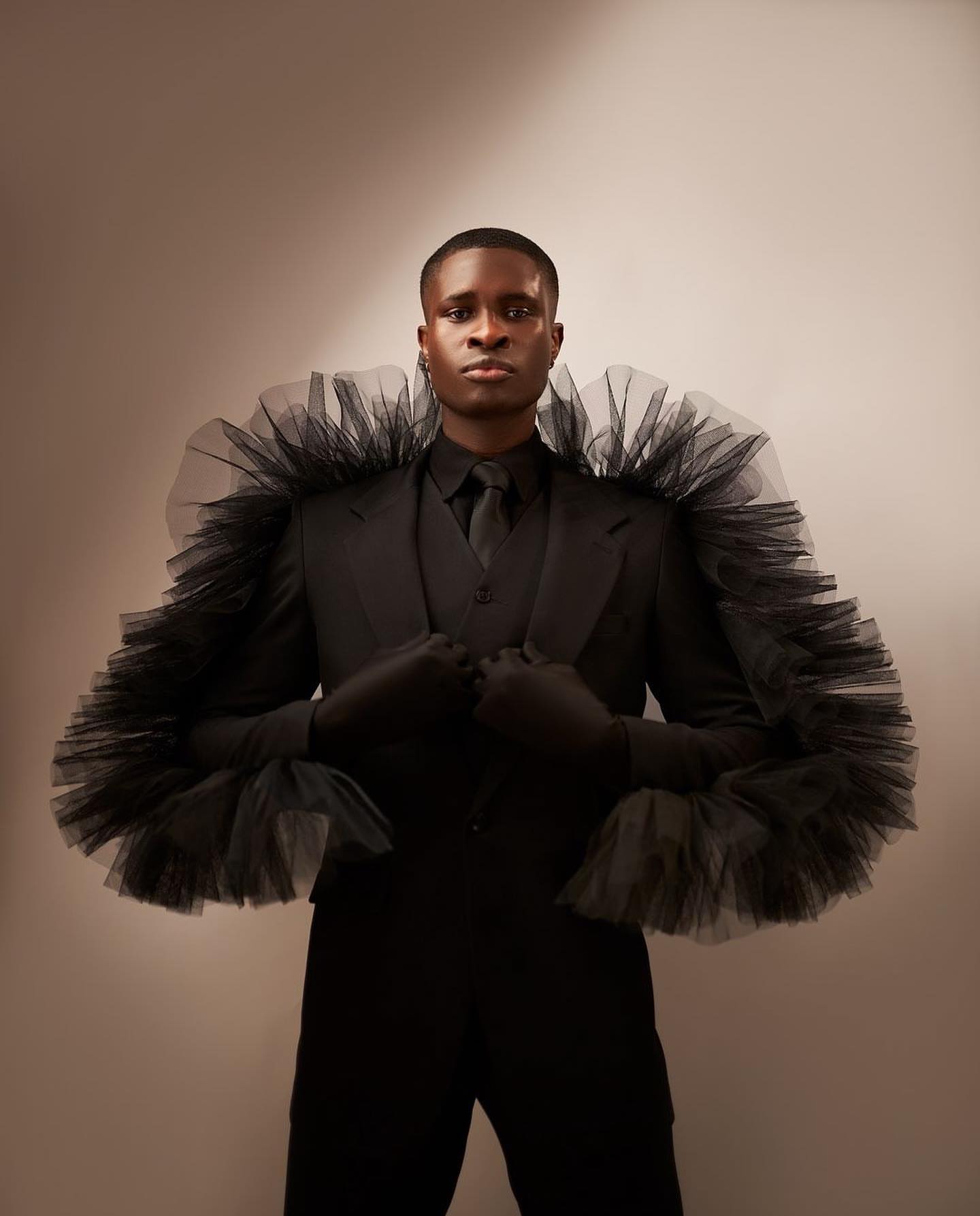 Black Single-Breasted Suit