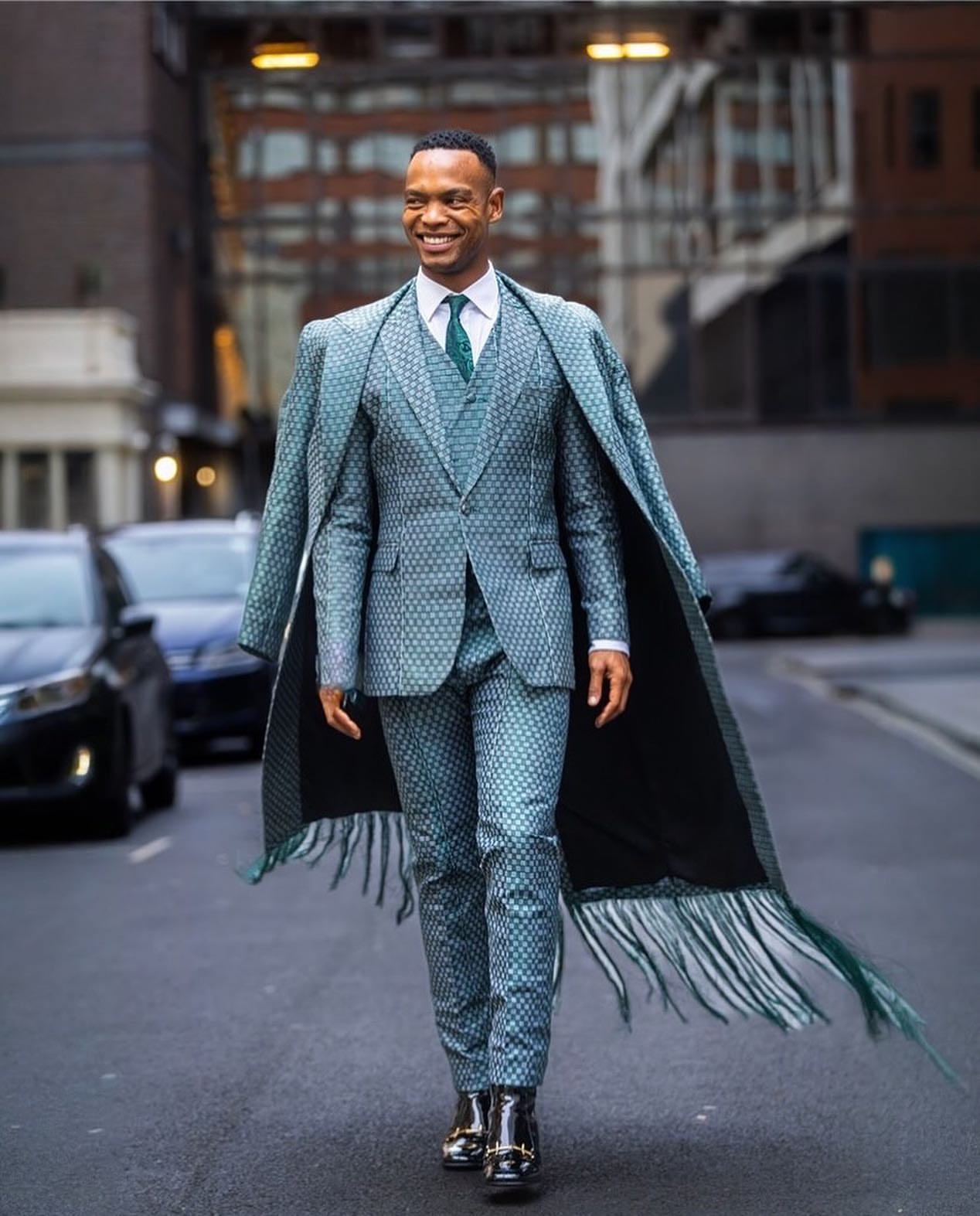 Aso Oke four-piece suit