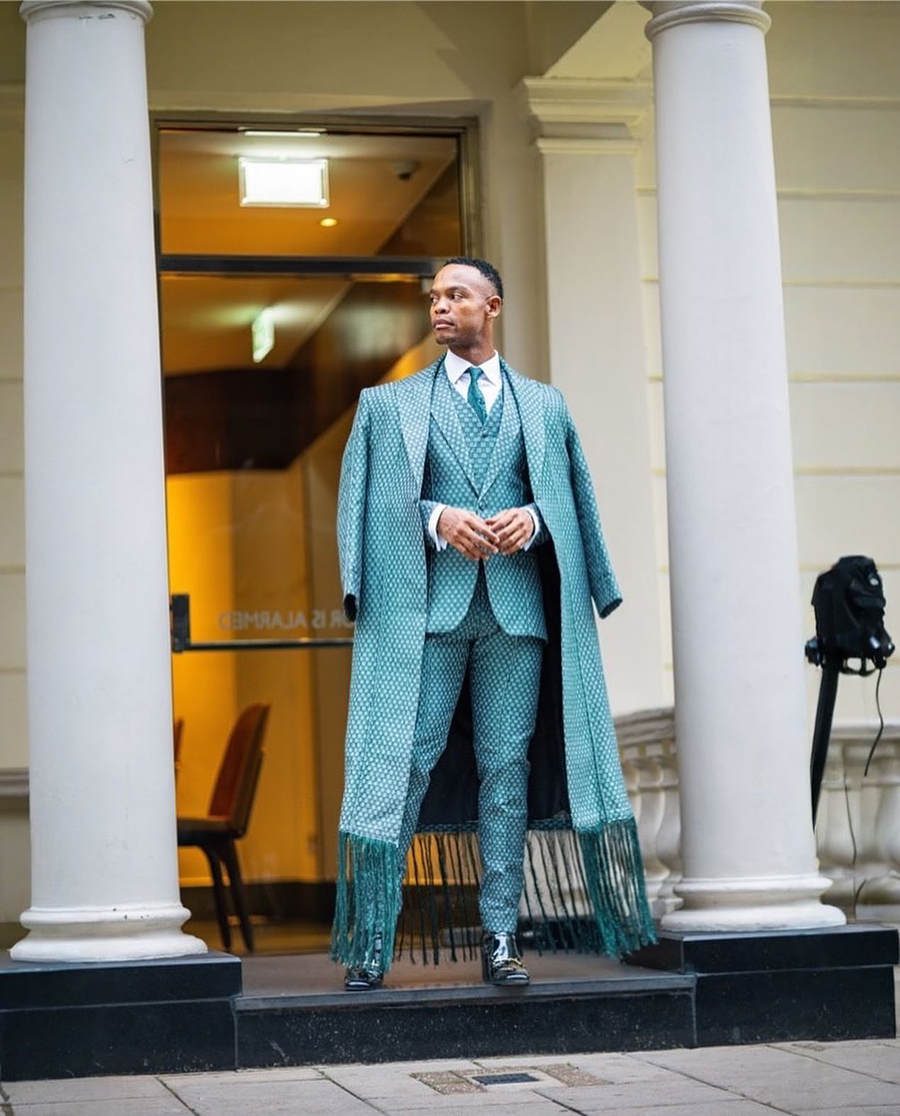 Aso Oke four-piece suit